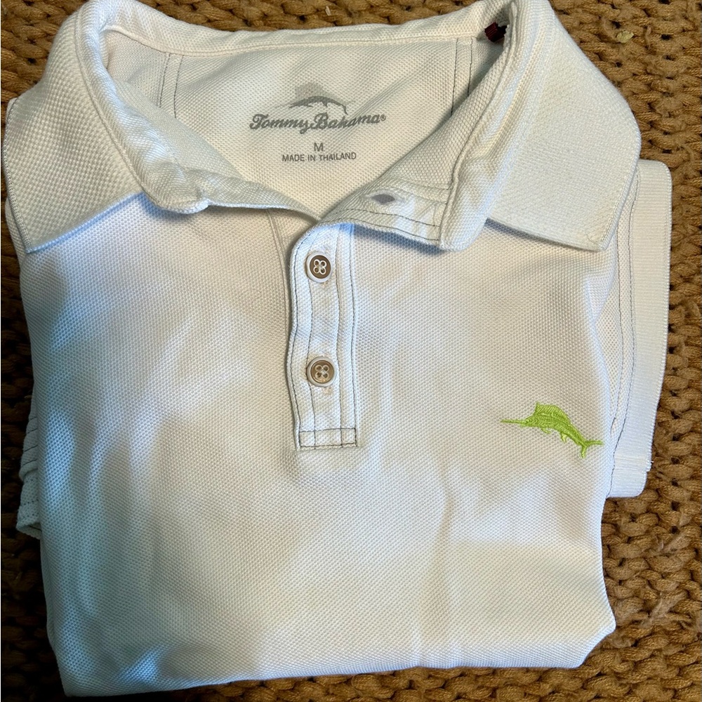 Tommy Bahama White Polo